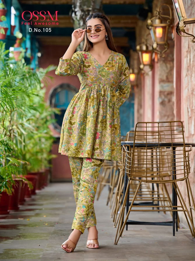 Ossm Polo Alia Cut Kurti With Bottom Collection
